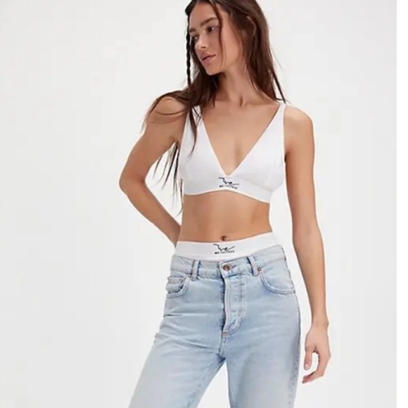 Free People intimately we the free bralette White NWT size M - Picture 1 of 6